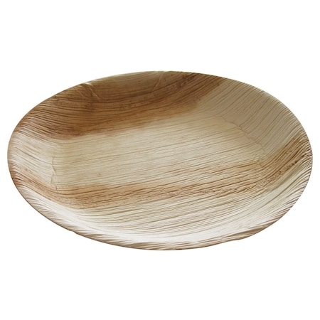 Plates, Round, Eco-Friendly Palm Leaves, Large - 10 Diameter